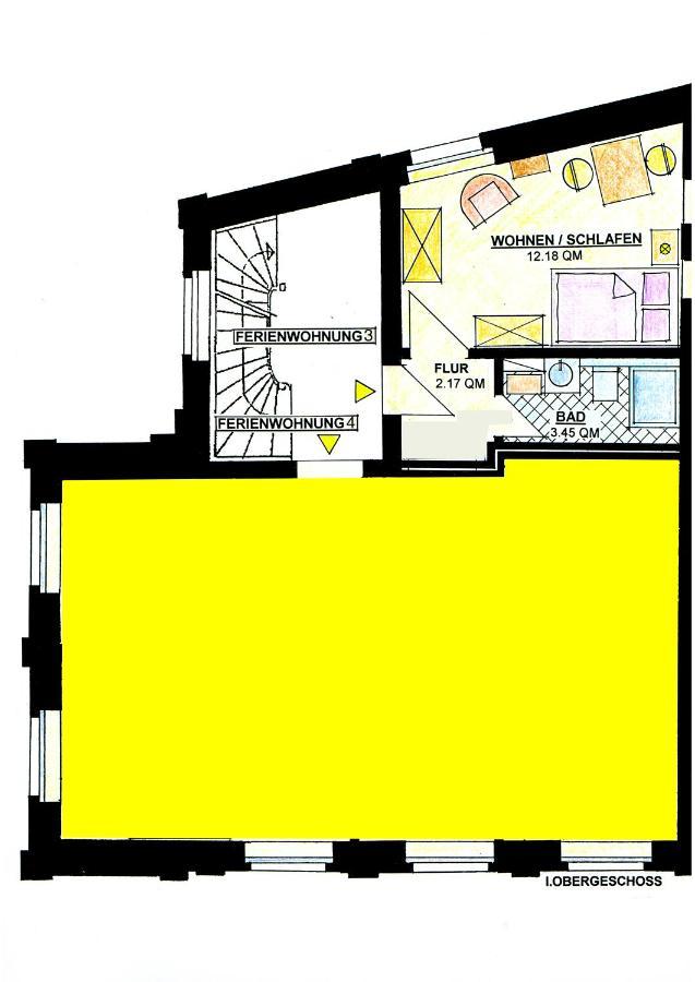 Ferienwohnung Altes Zollhaus Stralsund Exterior foto